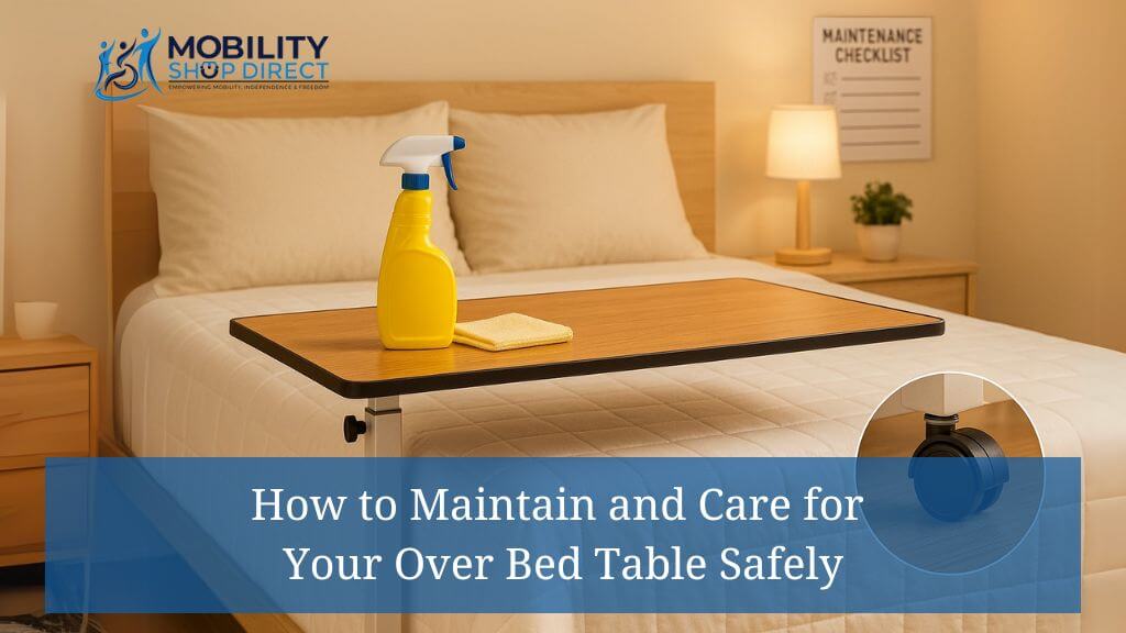 How to Maintain and Care for Your Over Bed Table Safely
