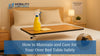 How to Maintain and Care for Your Over Bed Table Safely