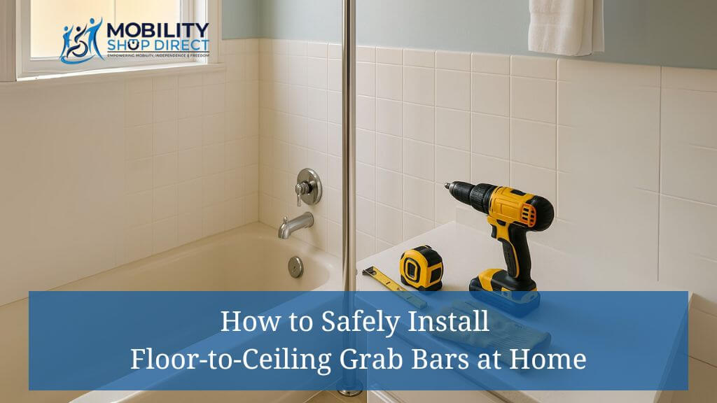 How to Safely Install Floor-to-Ceiling Grab Bars at Home