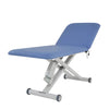 Image of 2 Section Electric Height Adjustable Examination Table Healthtec SC blue padded adjustable backrest medical treatment couch
