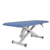 Image of 2 Section Electric Height Adjustable Examination Table Healthtec SC flat position blue upholstery electric lift clinical table