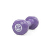Image of 2kg mauve vinyl coated dumbbell for strength training