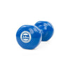 Image of 3kg blue vinyl coated dumbbell for strength training