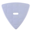 Image of Adjustable Height Triangle Shower Stool with Tray light blue removable triangular tray with handle opening
