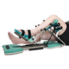 Image of Adjustable Leg Rehabilitation Machine Spectra CPM showing bent knee therapy position with foot support