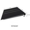 Image of Adjustable Threshold Ramp for Doorways RIHT10113GT black wheelchair access ramp with anti-slip strips and adjustable support legs