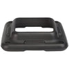 Image of Aerobic Exercise Step Platform with Adjustable Height Risers single black riser block front view