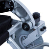 Image of Bruno HD Heavy Duty All Terrain Powerchair front suspension and wheel assembly close up