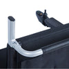 Image of Bruno HD Heavy Duty All Terrain Powerchair rear push handle and breathable backrest detail