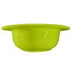 Image of Ceramic Scoop Bowl Cup For Seniors Green Side View