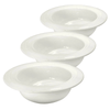 Image of Ceramic Scoop Bowl Cup For Seniors White
