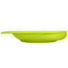 Image of Ceramic Scoop Plate For Seniors Green Side