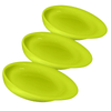 Image of Ceramic Scoop Plate For Seniors Green