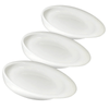 Image of Ceramic Scoop Plate For Seniors White