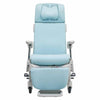 Image of Clinical Convalescent Recliner Chair with Tilt and Legrest front view, padded legrest, armrests, headrest support