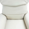 Image of ComfortCare Zen Massage Recliner for Seniors Cream Close up of Seat
