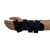 Image of Compression Wrist Splint with Removable Metal Stays adjustable straps securing wrist and forearm support