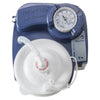 Image of Drive VacuAide 7325 Portable Medical Suction Machine top view showing pressure gauge tubing and collection canister