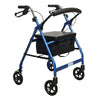 Image of EasyGlide 6 Inch Wheel Rollator Blue