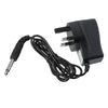 Image of Electric Reclining Bath Lift Seat with Hand Controller UK power adaptor with black cable and plug