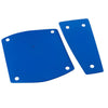 Image of Electric Reclining Bath Lift Seat with Hand Controller blue seat and backrest cover set