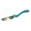 Image of Ergonomic Self Feeding Spoon for Children with Reduced Dexterity Homecraft Caring Cutlery knife with curved blue easy-grip handle