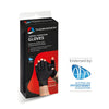 Image of Fingerless Thermal Compression Gloves for Sensitive Hands retail box packaging with glove image and endorsement logo