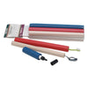 Image of Foam Grip Tubing for Utensils & Tools (6-Pack) assorted foam sleeves shown with toothbrush spoon and pen for enlarged grip