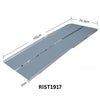 Image of Folding Wheelchair Ramp - Portable & Lightweight Aluminium Ramp for Steps, Kerbs & Cars 152cm aluminium ramp with dimensions shown