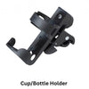 Image of Gladiator Electric Wheelchair With Tilt Seat And Suspension adjustable cup and bottle holder accessory