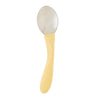 Image of Homecraft Caring Angled Adaptive Cutlery for Limited Hand Mobility spoon with yellow curved easy-grip handle