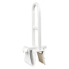 Image of Homecraft Tub Mount Bath Rail Clamp On Bath Grab Bar side view with clamp fitting