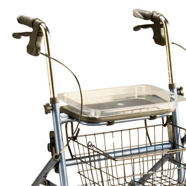 Walker with Tray and Basket