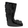 Image of Inflatable Ankle Walker for Foot and Ankle Fractures black walking boot angled side view