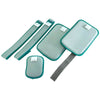 Image of KINETEC MAESTRA Hand and Wrist CPM Rehabilitation Machine accessories with padded straps and support pads