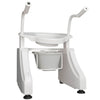 Image of Kensington Battery Powered Toilet Lift Seat with Armrests portable raised toilet seat with bucket and support handles
