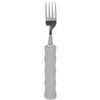 Image of Lightweight Foam Handled Adaptive Cutlery for Easy Grip fork with thick grey foam handle