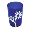Image of Lightweight Non Slip Cup With Flower Design Blue White