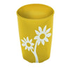 Image of Lightweight Non Slip Cup With Flower Design Yellow White