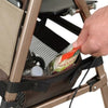 Image of Lightweight Travel Rollator with Seat Basket