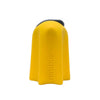 Image of Nimble Finger Mounted Opener with Safe Ceramic Blade yellow fingertip cutter close up product view