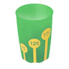 Image of Non Slip Cup With Measuring Icon Green Yellow