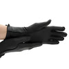 Image of Open Finger Arthritis Gloves for Hand Pain and Swelling Relief black full finger gloves worn on hands