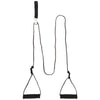Image of Over Door Shoulder Pulley System for Range of Motion Therapy with dual handles and door anchor strap