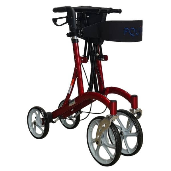PQUIP Euro Xfold Outdoor Walker 10" Wheels Folded