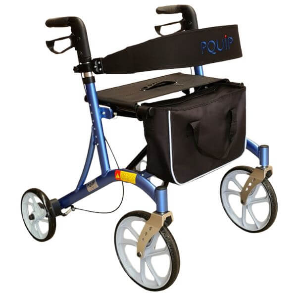 PQUIP Euro Xfold Outdoor Walker 10" Wheels Powder Blue
