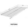 Image of RIST1963 Portable Folding Wheelchair Ramp lightweight aluminum disabled access ramp 122cm x 75cm