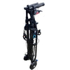Image of Resistance Walker with Adjustable Height and Dual Brakes folded compact for storage and transport