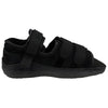 Image of Square Toe Rocker Sole Protective Medical Shoe Post Op Shoe side view with triple velcro straps and cushioned sole