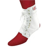 Image of Swede O Ankle Lok Ankle Support Brace with Side Stabilizers white lace up ankle brace with reinforced side stabilizers